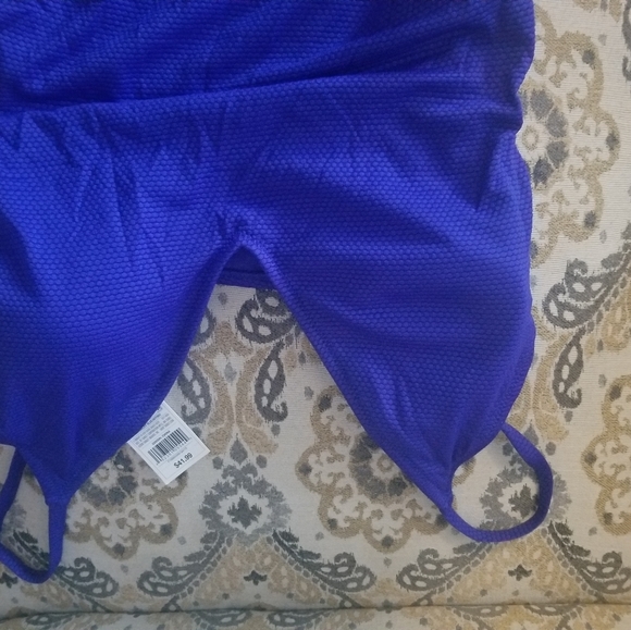 Blue bathing suit. XL Long - Picture 2 of 4